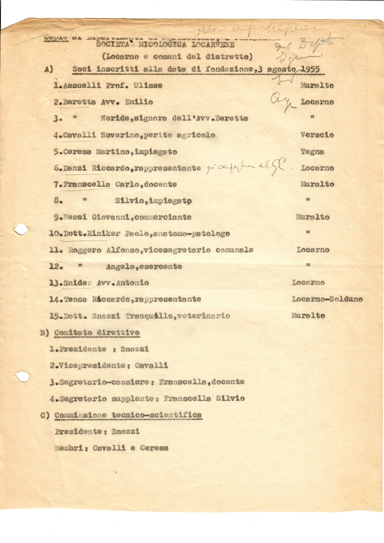 Fondazione della Società Micologica - pagina 2